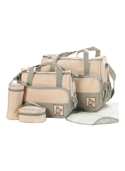 Buy 5-Piece Multifunctional Diaper Bag in Saudi Arabia