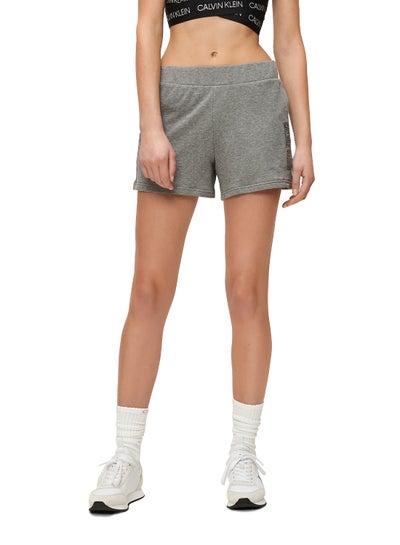 Buy Outline Logo Sweat Shorts Grey in Saudi Arabia