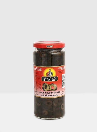 Buy Sliced Black Olives 450g in UAE