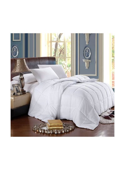 Buy Microfibre Duvet Cover Microfiber White 240x190cm in Saudi Arabia