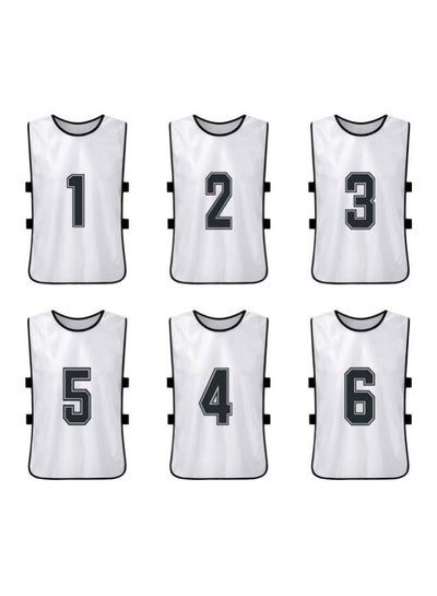 اشتري 6-Piece Printed Basketball Bibs One Size في الامارات