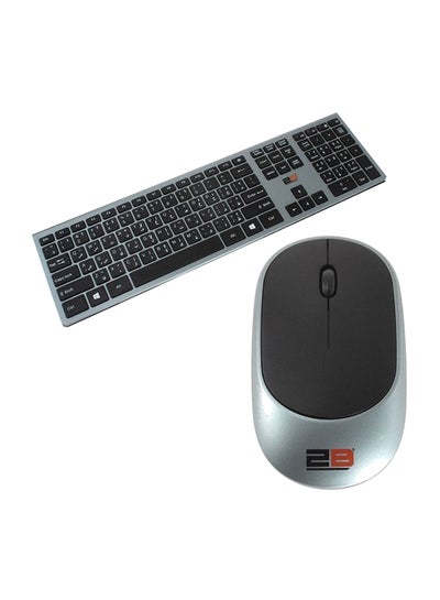 Buy Business Series Wireless Keyboard And Mouse Combo Black/Grey in Saudi Arabia