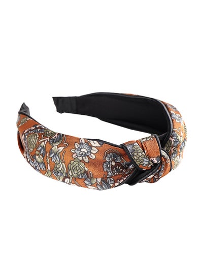 Buy Floral Knot Style Trendy Hairband Multicolour in UAE