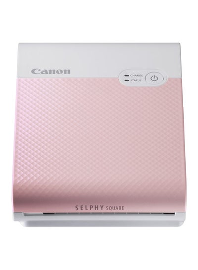 Buy QX10 Selphy Square Mobile Photo Printer Pink/White in Saudi Arabia