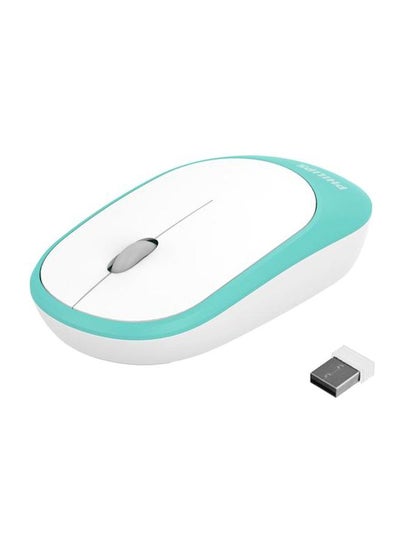 Buy Wireless Mouse Green/White in UAE