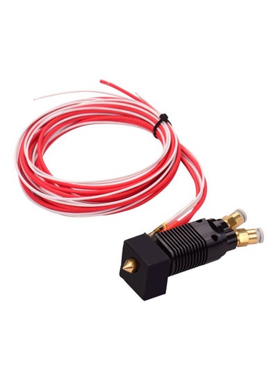 Buy Hotend Extruder With Cable Kit For CR-10 Series Ender-3 3D Printer Red/White/Black in Saudi Arabia