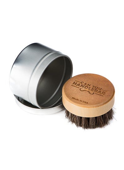 Buy Beard Brush Brown/Beige 100ml in UAE