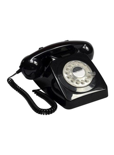 Buy Rotary Landline Phone Black in UAE