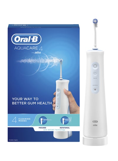 Buy Waterflosser 4 Portable Irrigator Power Toothbrush White in UAE