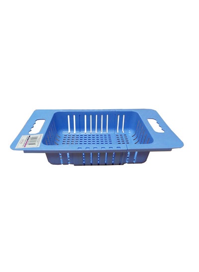 Buy Expandable Kitchen Sink Vegetable Strainer Blue 38x19x9cmcentimeter in UAE