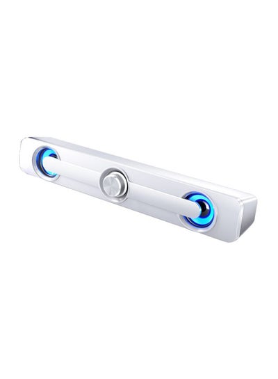 Buy V-111 Wired Bar Stereo Speaker V-111 White in UAE