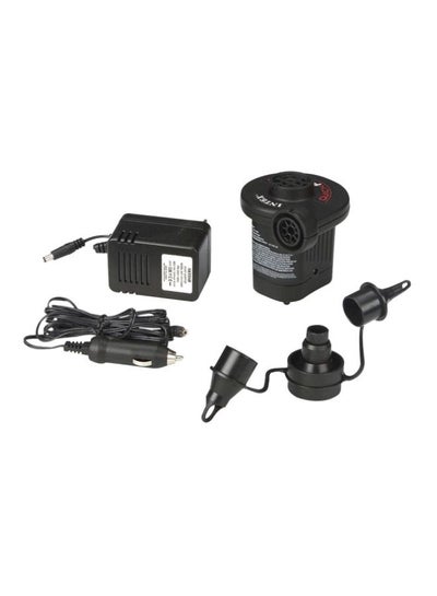 Buy 4-Piece Quick-Fill Electric Pump Accessories Set - Black Black 14x12x12.4cm in UAE