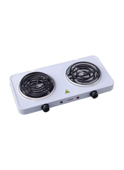 Buy Electric Double Spiral Hot Plate 2000W 1000.0 W EHP-S02MKI White in UAE