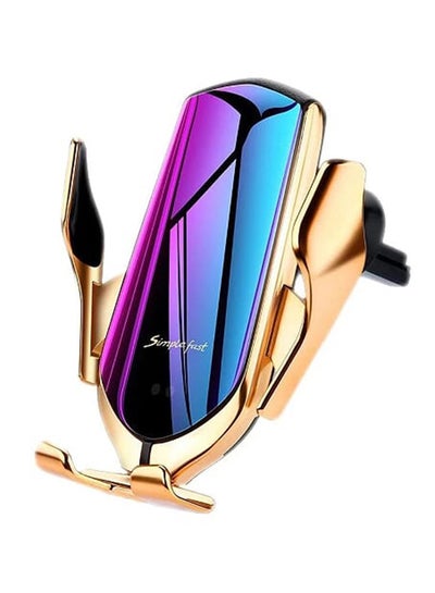 Buy Smart Sensor Car Wireless Charger Gold in Egypt