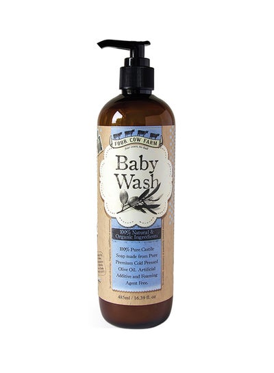 Buy Organic Baby Wash, 485 Ml - 100% Natural With Organic Ingredients in UAE