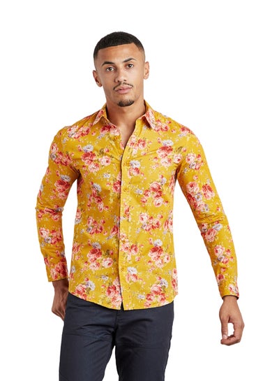 Buy Floral Pattern Full Sleeves Shirt Multicolour in Egypt