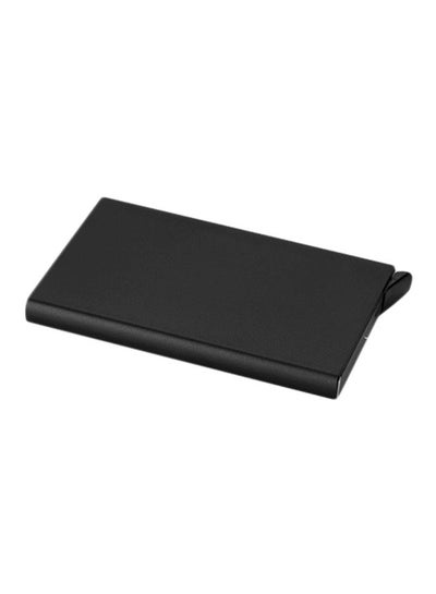 Buy Stainless Steel Card Holder Black in Saudi Arabia