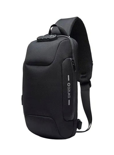 Buy Leisure Fashion Anti-Theft Crossbody Bag Black in Saudi Arabia