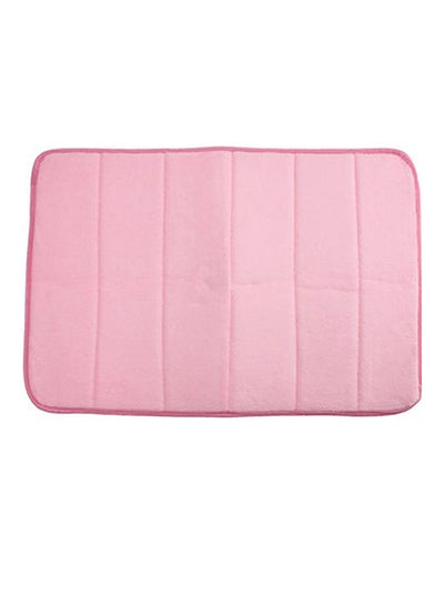 Buy Anti-Skid Quick Dry Bathroom Mat Pink 40 x 60cm in Saudi Arabia