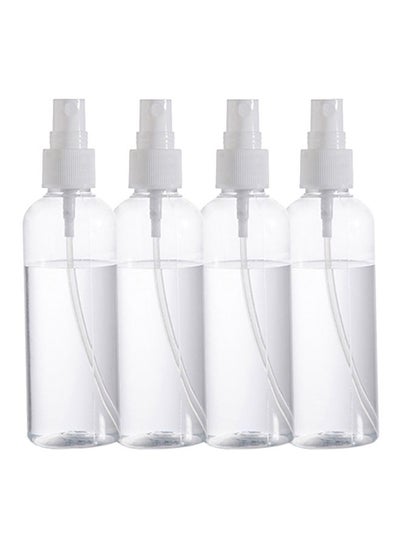 اشتري Pack Of 4 Empty Spray Bottles clear/white 22x13x14centimeter في السعودية