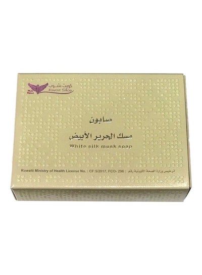 Buy White Silk Musk Soap 100grams in UAE