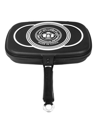 Buy Tefal Rectangular Double Face Frying Pan Black 36centimeter in Saudi Arabia