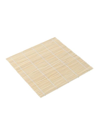 Buy Bamboo Sushi Rolling Roller Beige 240x240x5mm in Saudi Arabia