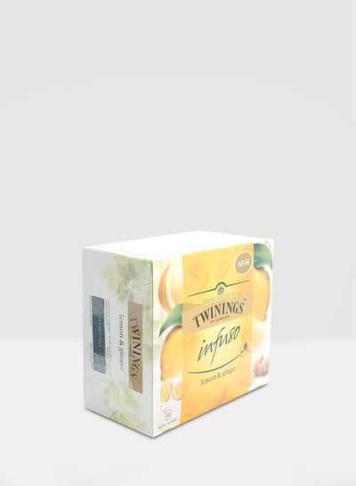 Buy Infuso Lemon And Ginger Herbal Tea Bags 1.5grams Pack of 50 in UAE