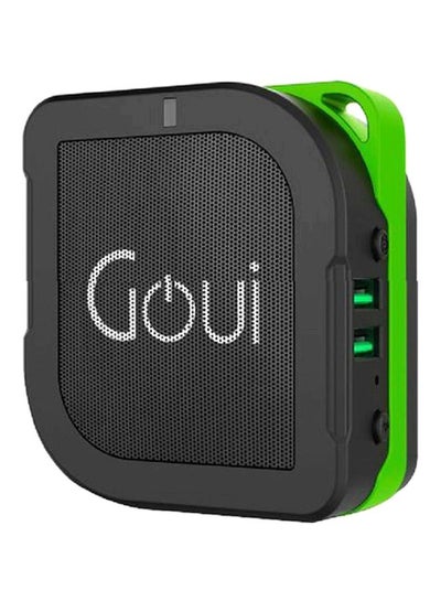 Buy Portable Bluetooth Speaker Black/Green in UAE
