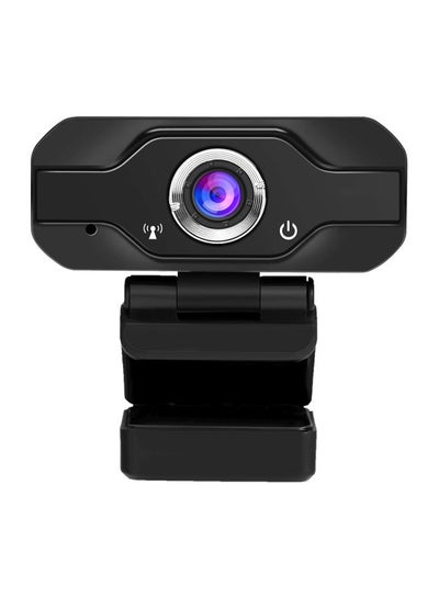 Buy USB Webcam With Microphone Black in Egypt