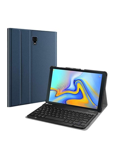 Buy Protective Keyboard Case Cover For Samsung Galaxy Tab A 10.5 (2018) Navy in Saudi Arabia