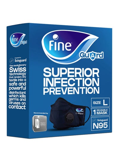 Buy Guard N95 Adult Face Mask With Livinguard Technology, Infection Prevention –Large in UAE