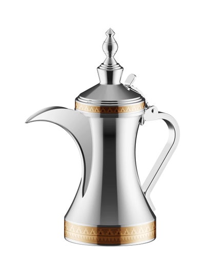 اشتري دلة قهوة عربي من الستانلس ستيل كروم/ذهبي في السعودية