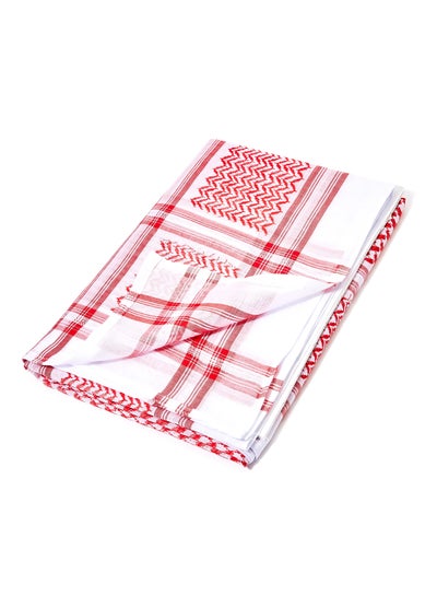 Buy Cotton Shemagh Red/White in UAE