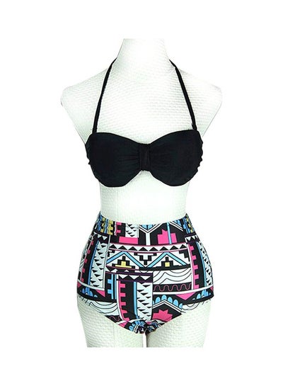 Buy Printed Bikini Set Multicolour in UAE