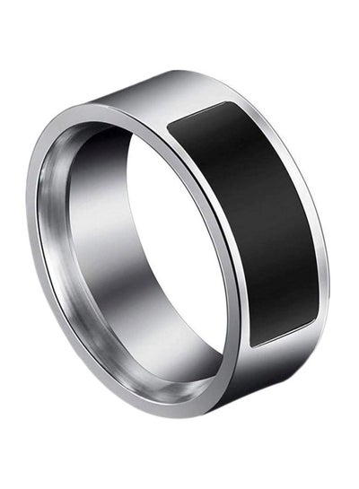 Buy Digital Smart Ring Silver/Black in UAE