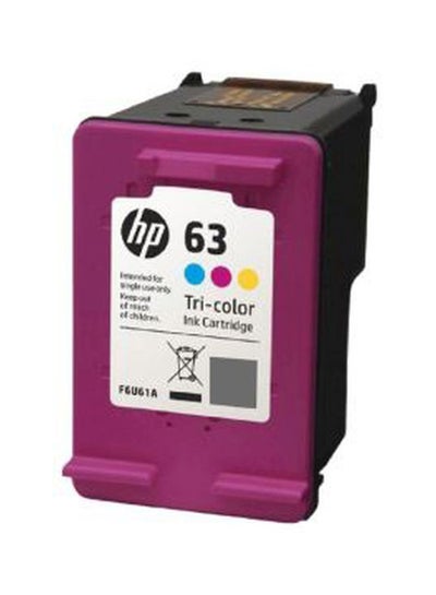 Buy 63 Original Tri-Colour Ink Cartridge Cyan/Pink/Yellow in UAE