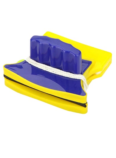 Buy Double Faced Magnetic Glass Cleaner Yellow/Blue in Egypt