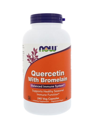 Buy Quercetin With Bromelain - 240 Capsules in UAE