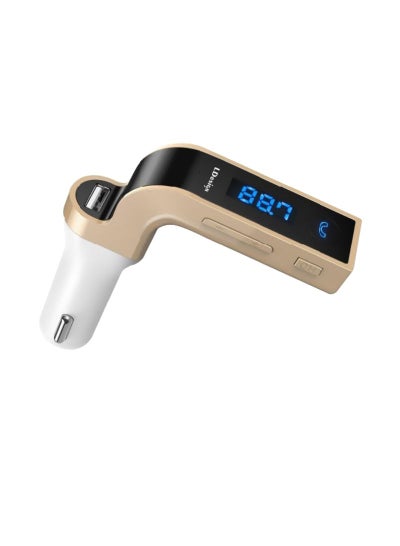 Buy 4-In-1 Bluetooth Wireless Car FM Transmitter in UAE