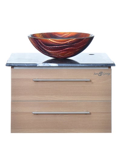 Buy Storage Cabinet With Sink Basin SSG-W-G7854 Multicolor 40x15x40cm in Egypt