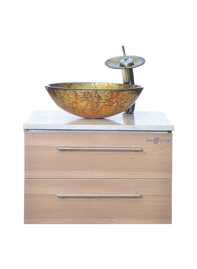 Buy Storage Cabinet With Sink Basin SSG-W-G7917 Multicolor 40x15x40cm in Egypt