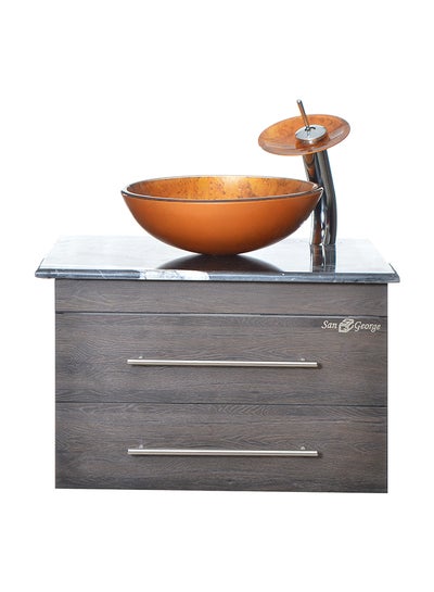 Buy Storage Cabinet With Sink Basin SSG-W-G7936 Multicolor 40x15x40cm in Egypt
