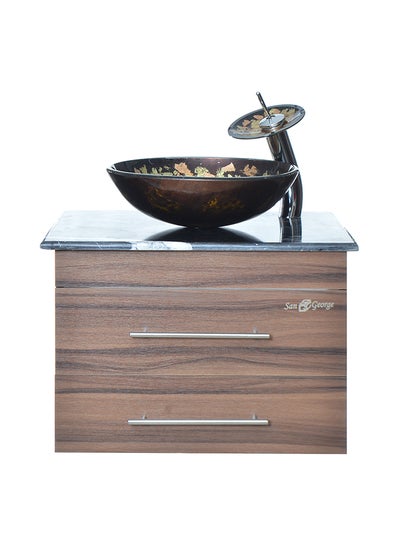 Buy Storage Cabinet With Sink Basin SSG-W-G7973 Multicolor 40x15x40cm in Egypt