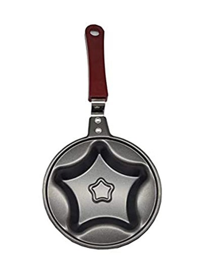 Buy Mini Star Design Fry Pan Black/Brown 12 x 5cm in UAE