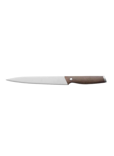 اشتري سكين نحت بمقبض خشبي . Dark Wooden/Silver 20سنتيمتر في الامارات