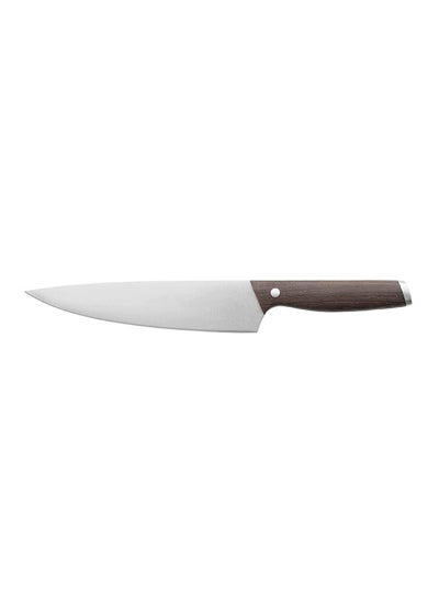 Buy Chef Knife With Handle Silver/Brown 20cm in Egypt