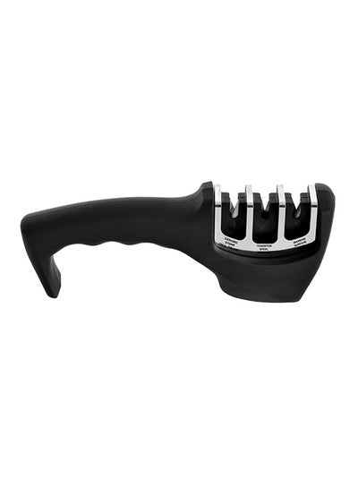 Buy 3-In-1 Knife Sharpener Black in Saudi Arabia