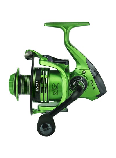 Buy 13+ 1BB Dual Brake System Spinning Fishing Reel With Left/Right Interchangeable Rocking Handle 17 x 17 x 10cm in UAE