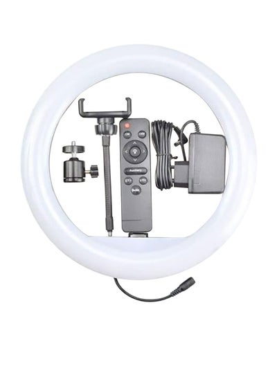 Buy TIKTOK Touch Three Modes Ring Fill LED Light Set White/Black in Saudi Arabia